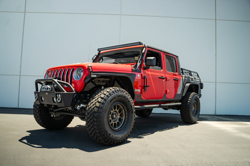 DV8 Offroad Powder Coated Hinge Mounted Step: Jeep Wrangler / Gladiator (2018-2026)
