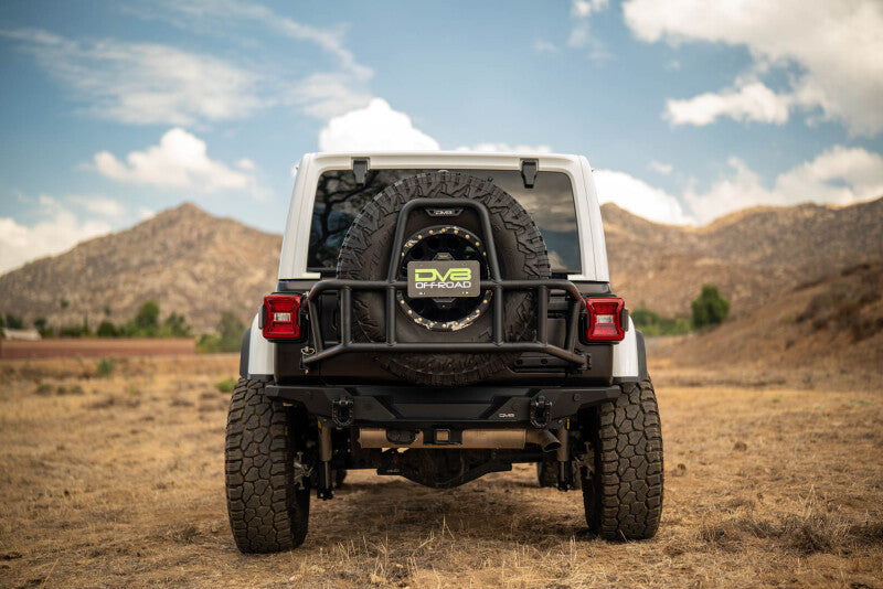 DV8 Offroad Body Mounted Tire Carrier | Jeep Wrangler JL (18-25) (TCJL-14)