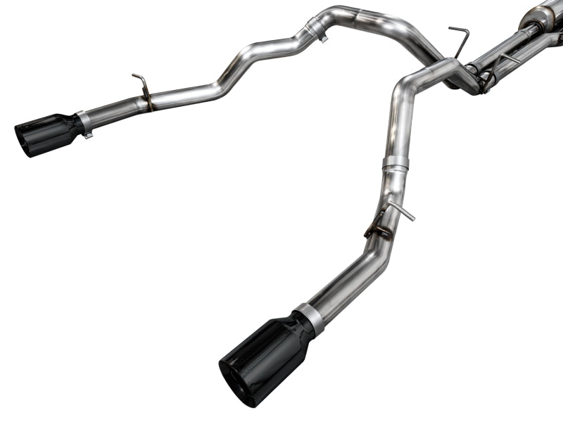 AWE Tuning 0FG Catback Exhaust Diamond Black Tips (REAR): Ram 1500 2025 3.0L Hurricane