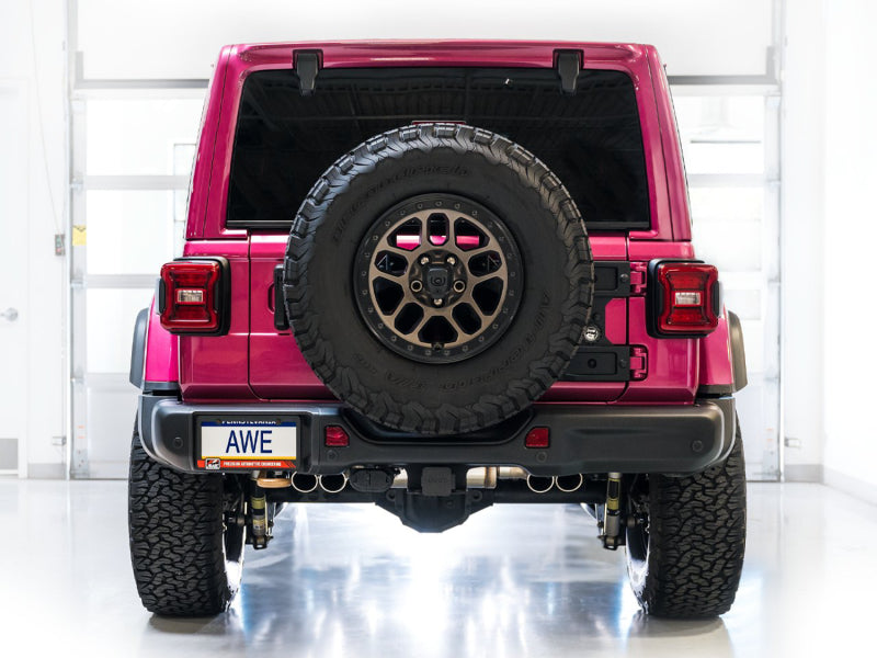 AWE Switchpath Cat-Back Exhaust System: Jeep Wrangler Rubicon 6.4L 392 2021 - 2025