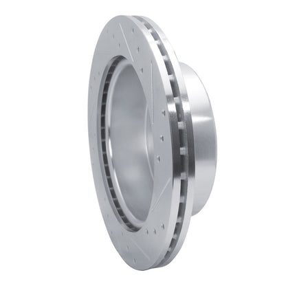 R1 Concepts 19-25 Ford Ranger / Bronco Rear Drilled & Slotted Silver Brake Rotor | Ford Ranger / Bronco (19-26) (631-54276L)
