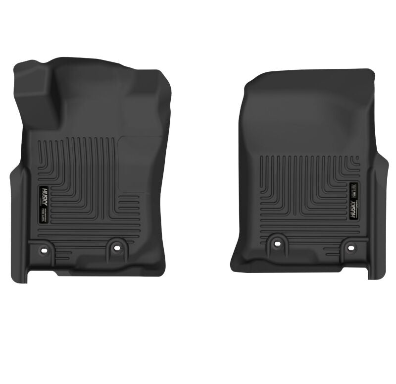 Husky X-act Contour Black Front Floor Liners | Lexus GX460 / Toyota 4Runner (14-21) (53761)