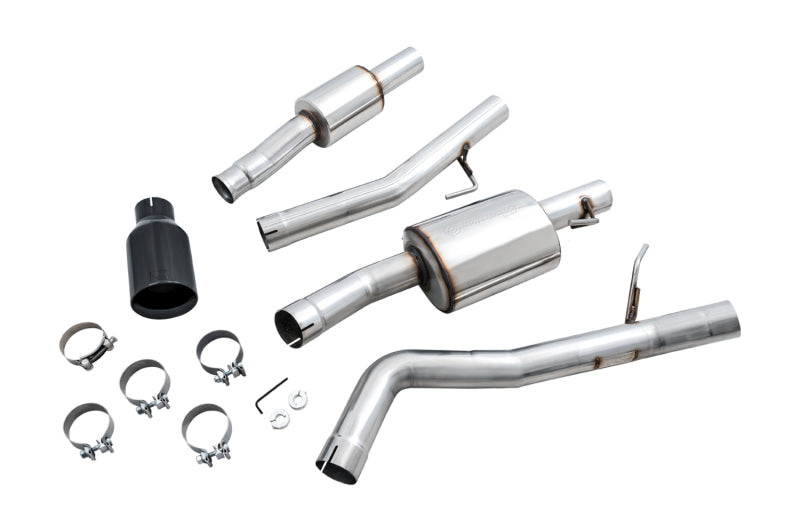 AWE Tread Edition Cat-Back Exhaust (Single Side Exit, Black Tip): Jeep Gladiator 3.6L V6 2020 - 2025