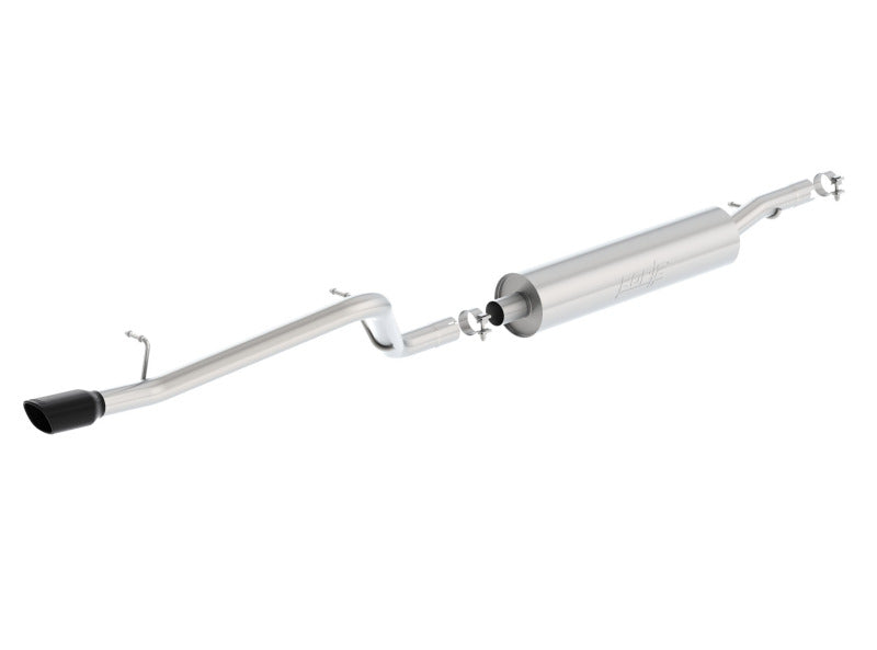 Borla S-Type Cat-Back Exhaust (Single Rear Exit): Jeep Wrangler JK 3.6L (12-18) - Black