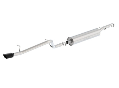 Borla S-Type Cat-Back Exhaust (Single Rear Exit): Jeep Wrangler JK 3.6L (12-18) - Black