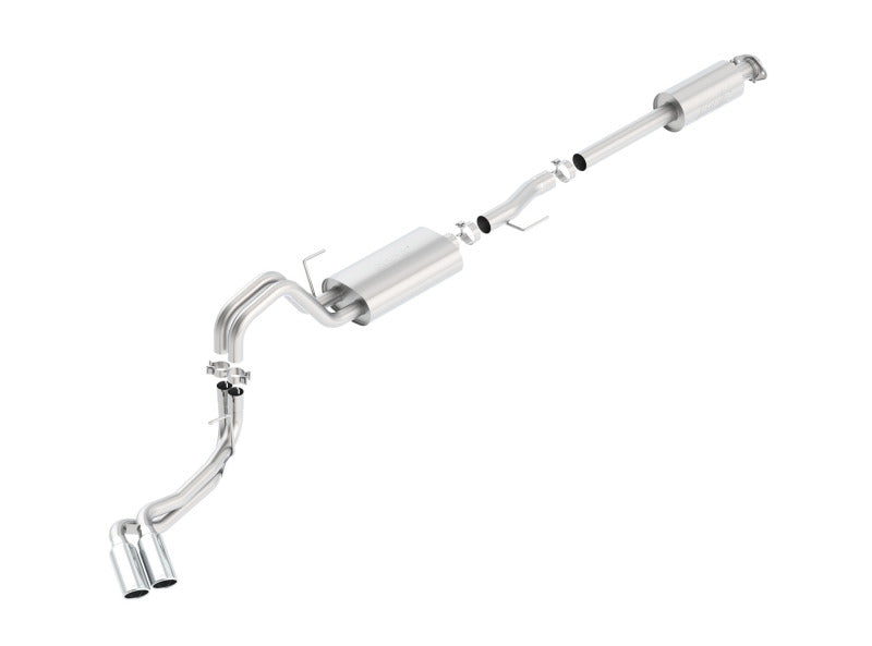 Borla 3" Cat-Back Exhaust System | Ford F-150 (15-17, 18-20) S-Type Side Exit