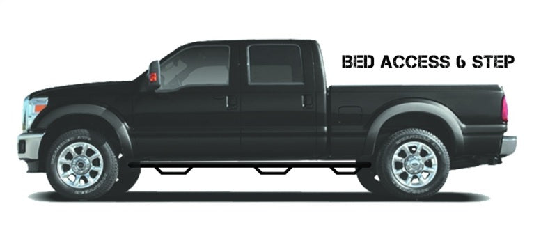 N-Fab Podium LG 15.5-17 Dodge Ram 1500 Quad Cab Bed Access Step | Dodge Ram 1500 (09-18) / Ram 1500 Classic (19-24) (HPD1594QC-6-TX)