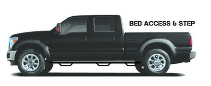 N-Fab Podium LG 15.5-17 Dodge Ram 1500 Quad Cab Bed Access Step | Dodge Ram 1500 (09-18) / Ram 1500 Classic (19-24) (HPD1594QC-6-TX)