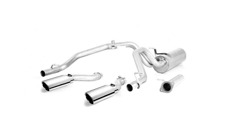 Gibson Dual Split Cat-Back Perf Exhaust Stainless Tips (REAR): RAM 1500 3.6L 2025 Crew Cab Short Bed