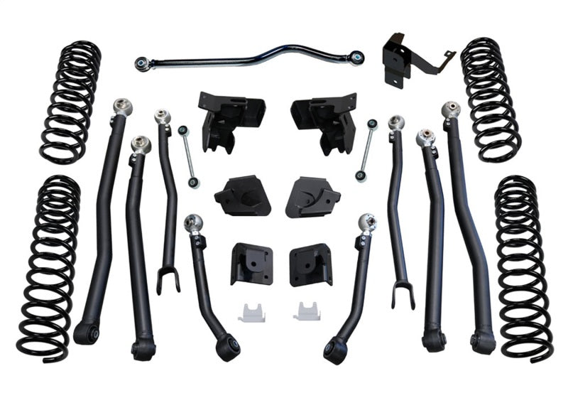 Superlift 4in Rock Runner Long Arm Lift Kit w/ Fox RES Shocks: Jeep Wrangler (07-18)