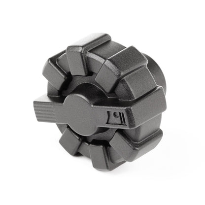 Rugged Ridge Black Elite Aluminum Fuel Cap | Jeep Gladiator JT (20-25) / Wrangler JK/JL (07-25)