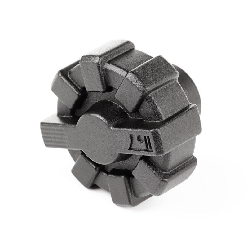 Rugged Ridge Black Elite Aluminum Fuel Cap | Jeep Gladiator JT (20-25) / Wrangler JK/JL (07-25)
