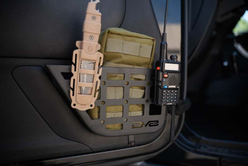 DV8 Offroad Slim Front Door Molle Pockets | Jeep Wrangler JK (07-18) (MPJK-07)