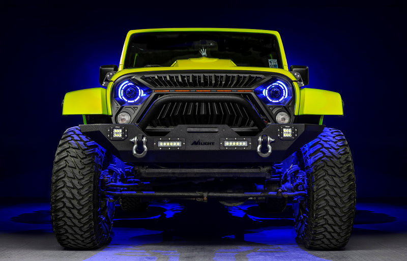 ORACLE Lighting ColorSHIFT Bi-LED Projector Headlights (FRONT): Jeep Wrangler (07-18)