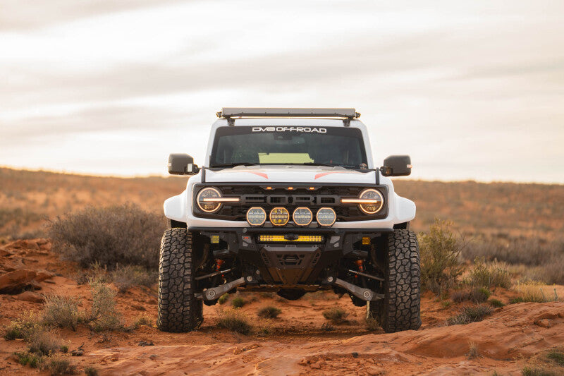 DV8 Offroad 2022+ Ford Bronco Raptor Tube Front Bumper | Ford Bronco (21-26) (FBFR-02)