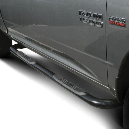 Westin Black E-Series Nerf Step Bars: Fits Ram (09-24) w/ Hardware