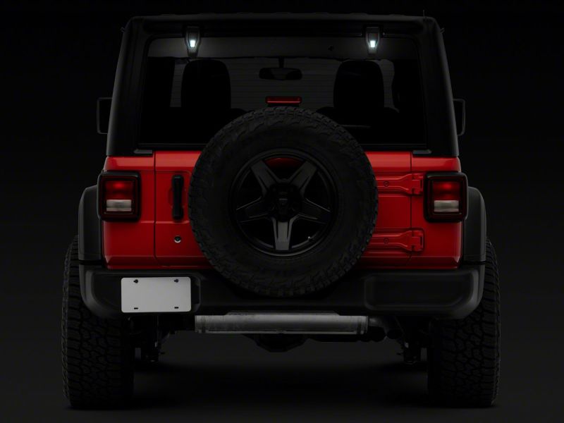 Raxiom 18-23 Axial Series Rear Window Glass Hinge LED Lights | Jeep Wrangler JL (18-25) (J155993-JL)