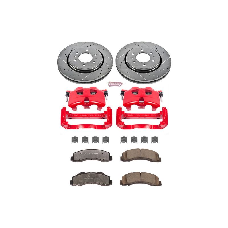 PowerStop Front Z36 Truck & Tow Kit w/ Calipers | Ford F-150 (2012–2020) (KC3167A-36)