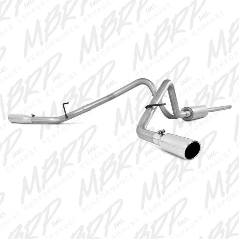 MBRP 3in. Cat-Back Dual Split Side Exit Exhaust | Ford F150 (04-08) 4.6L/5.4L EC/CC-SB (S5204AL)