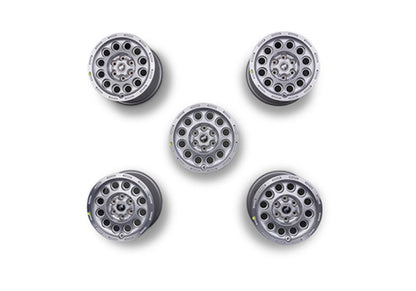 Ford Racing 17x8in Silver Wheel Kit | Ford Bronco (21-26) (M-1007K-P178S)