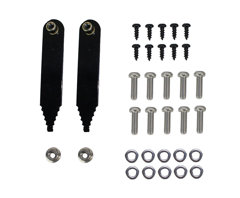 Fishbone Offroad Black Powdercoated Aluminum Inner Fenders: Jeep Wrangler JK 2007-2018