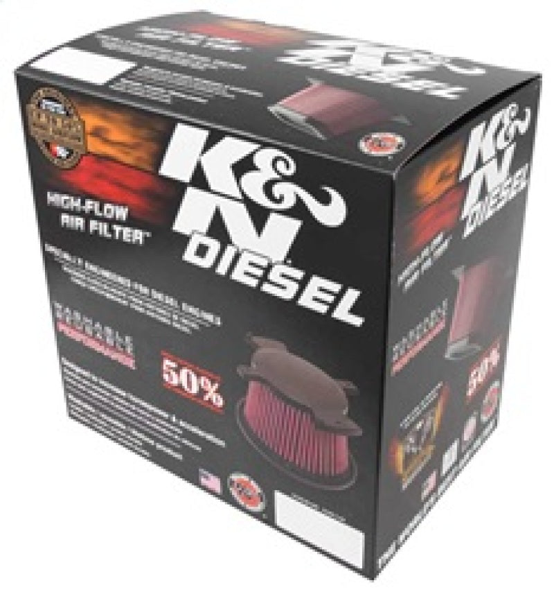 K&N Drop-In Air Filter: Dodge Ram 2500 & 3500 6.7L Diesel 2011-2012