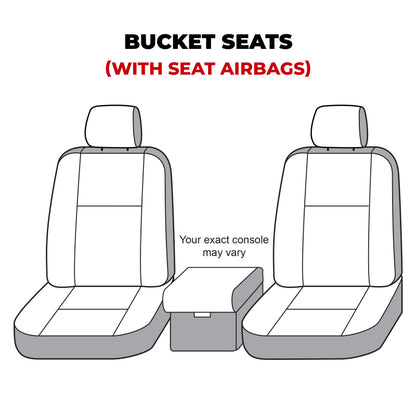 Covercraft SeatSaver Custom Front Row Seat Covers | Dodge Ram 1500/2500/3500 (09-18) (SSC2459CAGY)