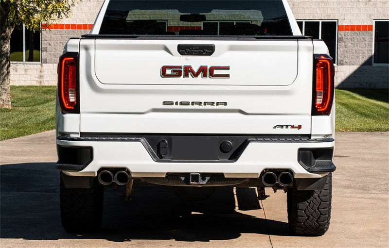 Corsa Cat-Back Dual Rear Exit Exhaust | Chevrolet Silverado 1500 / GMC Sierra 1500 (19-26) / Silverado ZR2 / Sierra AT4 / AT4X (22-26) (21200BPC)