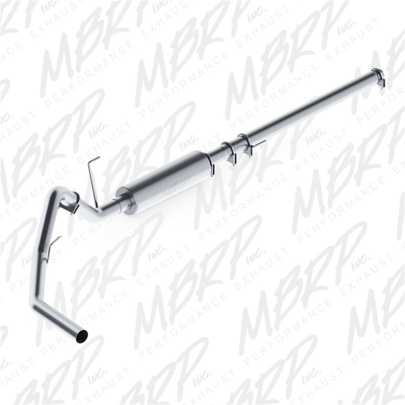 MBRP 3in Cat-Back Single Side AL P Series Exhaust | Ford F150 EC/CC-SB (04-08) (S5200P)