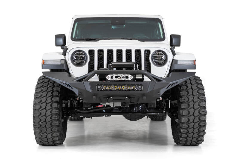 Addictive Desert Designs Stealth Fighter Front Licence Plate Bracket: Jeep Wrangler / Gladiator