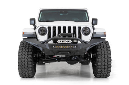 Addictive Desert Designs Stealth Fighter Front Licence Plate Bracket: Jeep Wrangler / Gladiator