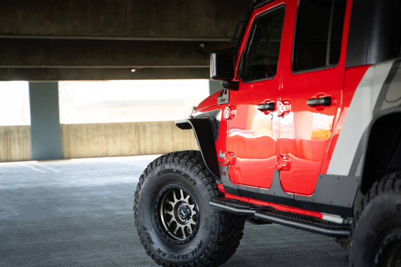 DV8 Offroad Slim Steel Fender Flares: Fits Most Jeep Wrangler / Gladiator Models (2018-2026)