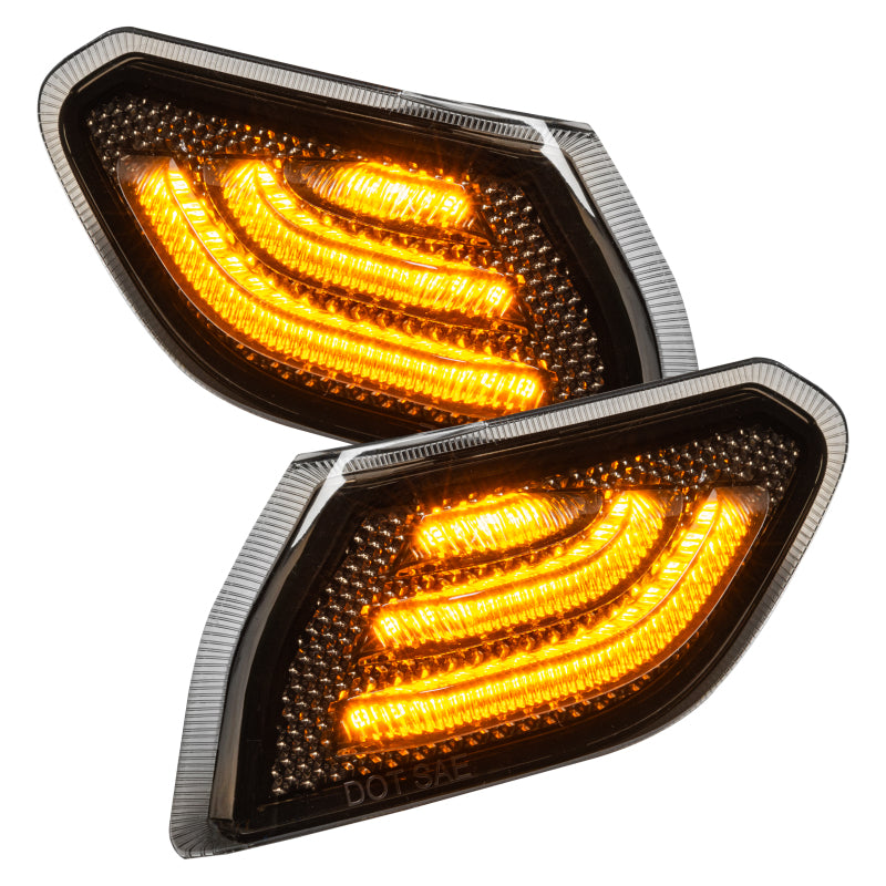 ORACLE Lighting Smoked Lens LED Front Sidemarkers: Jeep Wrangler (18-24) / Gladiator (20-24)