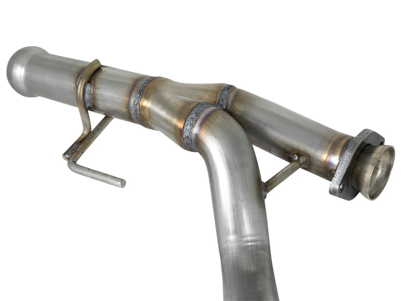aFe Twisted Steel Y-Pipe | Jeep Wrangler JL (18-25) / Gladiator JT (20-25) (48-48026)