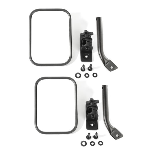 Rugged Ridge Stubby Trail Mirrors | Jeep Wrangler JK / JL (07-18 / 18-25) (11025.22)