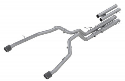 MBRP Cat Back Exhaust System (Dual Rear Exit, Carbon Fiber): Ram 6.2L TRX 1500 2021 - 2024