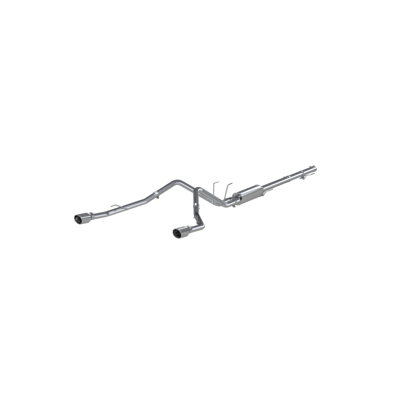 MBRP XP Series Cat-Back 2 1/2" Dual Split Rear (through stock bumper) Exhaust: Dodge Ram 5.7L Hemi 1500 2009 - 2018