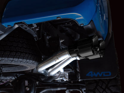 AWE 16-22 Toyota Tacoma Dual Catback Exhaust w/ BashGuard | Toyota Tacoma (16-19, 20-23) (3015-33826)