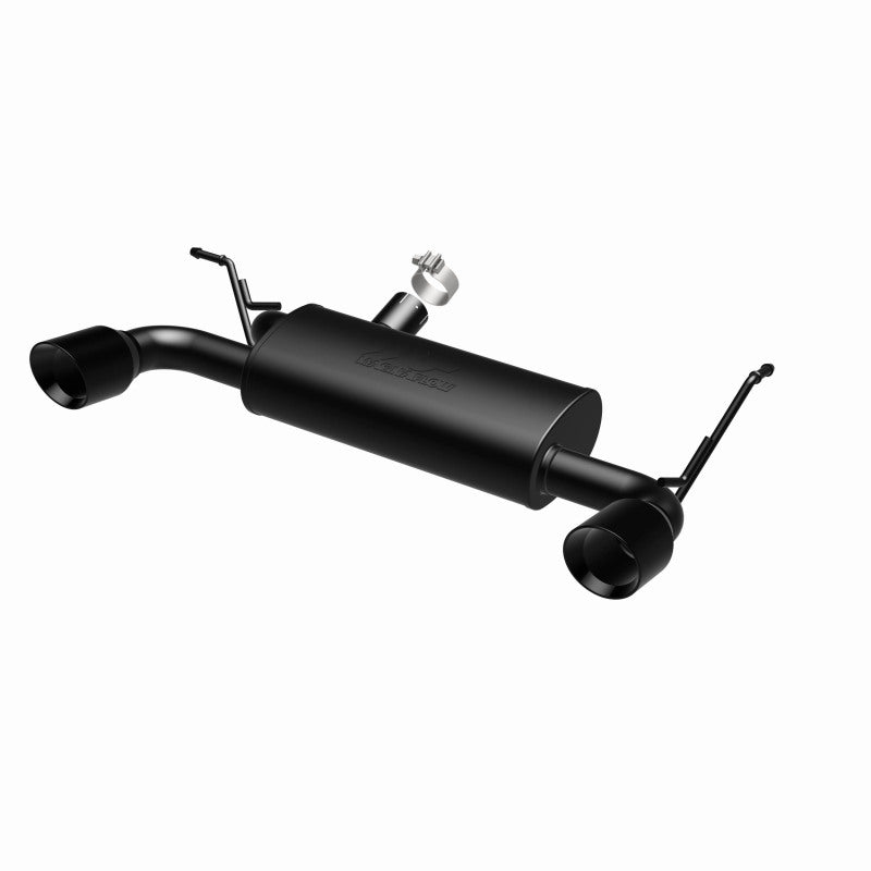 Magnaflow Street Series Axle-Back Perf Exhaust Dual Split Exit Black Tips (REAR): Jeep Wrangler JK 2007-2018 3.6L/3.8L