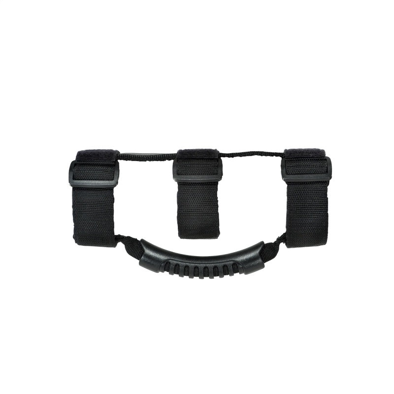 Rugged Ridge Steel Grab Handles Kit (F&R): Jeep Wrangler (07-18) / Grand Cherokee (05-10) w/ Hardware - Black