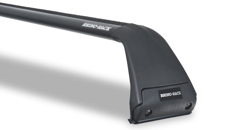 Rhino-Rack Vortex SG 2 Bar Hard Top Roof Rack - Black: Fits Jeep Wrangler / Gladiator (07-26)