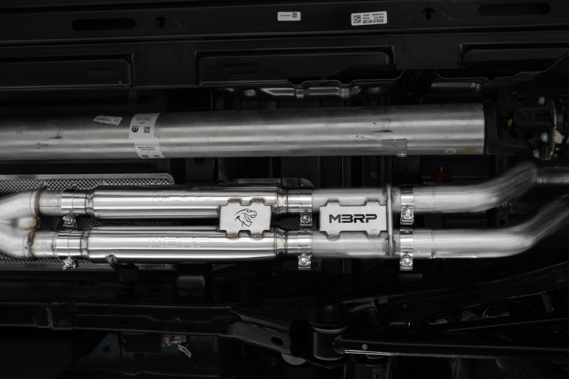 MBRP Cat Back Exhaust System (Dual Rear Exit, Carbon Fiber): Ram 6.2L TRX 1500 2021 - 2024