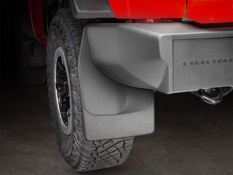 WeatherTech No-Drill Rear MudFlaps | Ford Bronco (21-26)