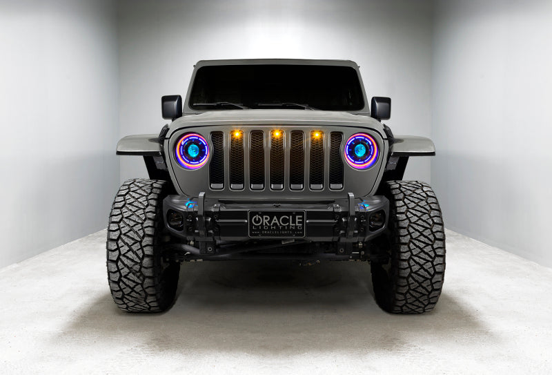ORACLE Lighting Bi-LED Projector Headlights w/ BC1 Controller: Jeep Gladiator / Wrangler JL (18-24)