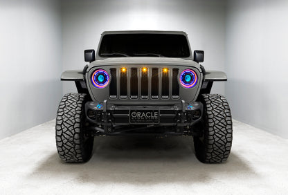 ORACLE Lighting Bi-LED Projector Headlights: Jeep Wrangler / Gladiator (18-24)