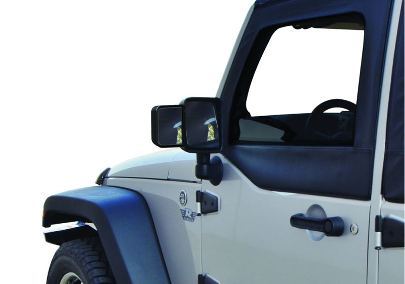 Rampage Mirror Extensions | Jeep Wrangler JK (07-18) (8605)
