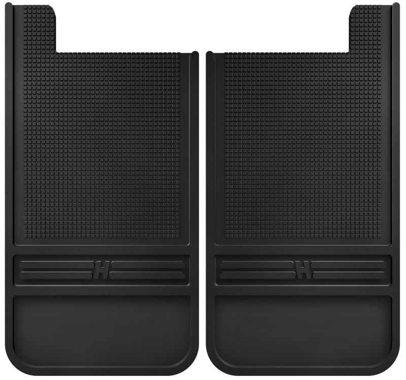Husky Liners Universal 12in Wide Black Rubber Rear Mud Flaps | Ford Ranger (19-26) (55100)