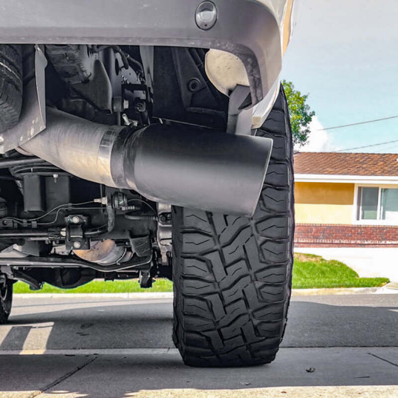Banks Power Monster Exhaust System Black Tip (REAR): Fits RAM 2500/3500 2019-2026 6.7L Cummins Crew Cab Short Bed