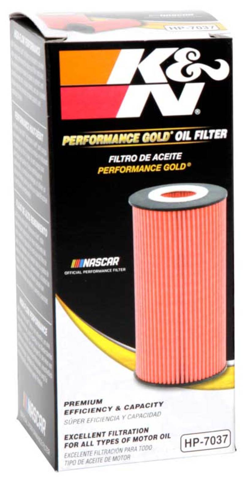 K&N 1.938in OD x 5.5in H Oil Filter | Ford Ranger (19-26) / Bronco (21-26) (HP-7037)