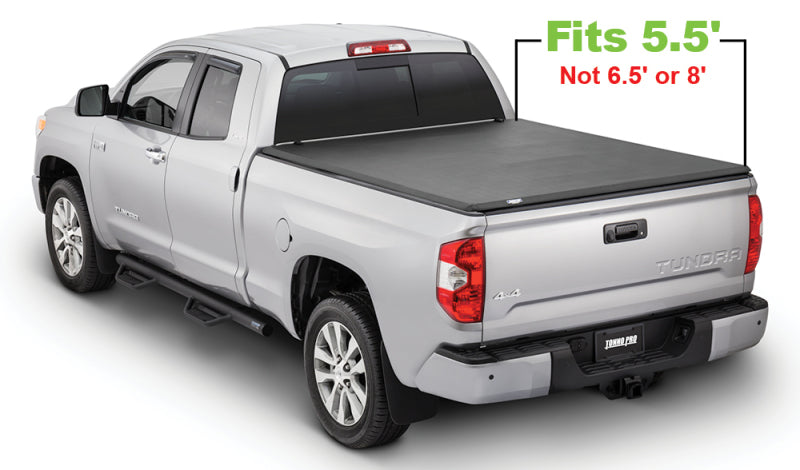 Tonno Pro 5.5ft Fleetside Tri-Fold Tonneau Cover | Toyota Tundra (14-21) (42-508)